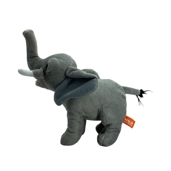 Wild Republic African Elephant Plush Stuffed Animal Toy 9" Realistic K&M Gray - Picture 1 of 8